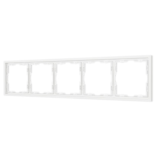 Рамка пластиковая FRM-NOBE-SFPL-5-WH (Arlight, -) | Arlight 054227