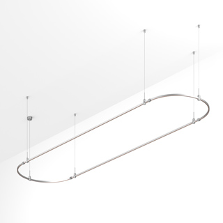 Основание ART-APRIORI-OVAL-HANG-4000x1000 (TN) (Arlight, IP20 Металл) | Arlight 054526