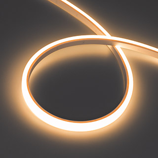 Лента герметичная WAVE-TOP-PU-A144-10x10mm 24V Warm2700 (5 W/m, IP68, 3m, wire x1) (Arlight, Вывод боковой) | Arlight 052635
