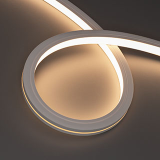 Лента герметичная MOONLIGHT-TOP-X280-16x16mm 24V Warm3000 (10 W/m, IP67, 0,5m, wire x1) (Arlight, Образец) | Arlight 055601