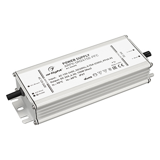 Блок питания ARPV-UH24150-PFC (24V, 6.3A, 150W) (Arlight, IP67 Металл, 7 лет) | Arlight 024270