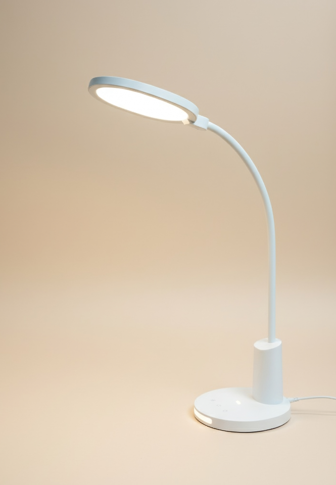 Светодиодный настольный светильник NOVOLAMPA Модель LA-D628, Арт. LAD628W (230В, 12Вт, 750Лм, 2700–6500К, IP20, Белый)