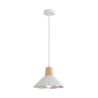 8352/1A SUSPENTIONI белый/бежевый, металл/дерево/цемент Подвес E27 60W 220V EOLIANA | Lumion LN8352/1A