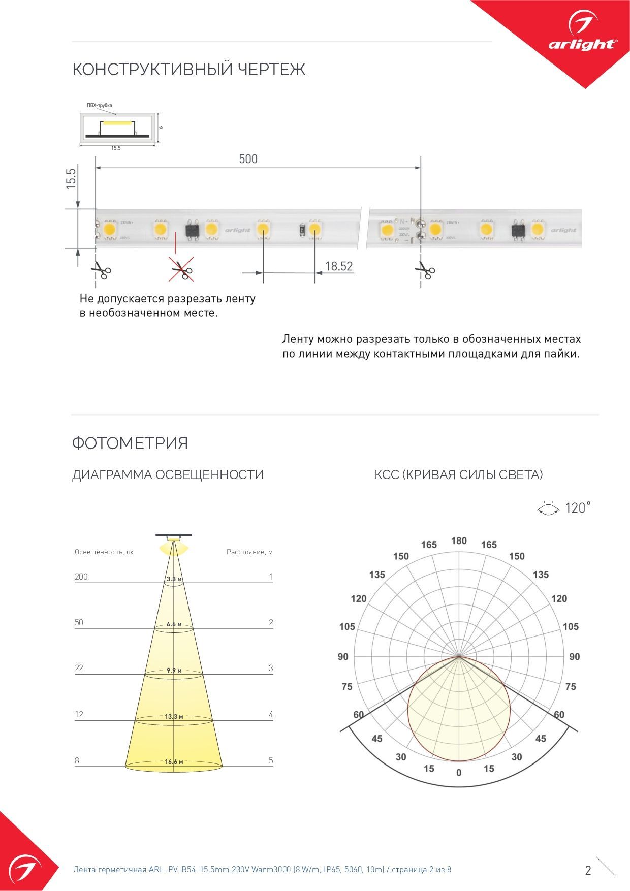 Лента герметичная ARL-PV-B54-15.5mm 230V Warm3000 (8 W/m, IP65, 5060, 10m)  (Arlight, -) — купить в Санкт-Петербурге | Цены на Arlight 029402(2) в  магазине Новолампа
